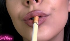 Smoking and tongue fetish ~ Sweet Maria