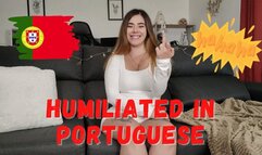 Humiliated in portuguese ripoff
