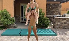 Bianca Blance and Hungarian Hammer perform Special Lifts on each other