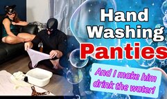 Washing my Panties - Femdom Servitude & Male Slave Training