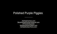 Polished Purple Piggies