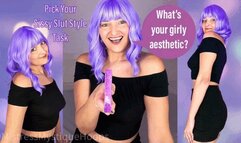 Pick Your Sissy Slut Style Task - What is your style as a woman? - Sissification and Feminization Training Task with Femdom Mistress Mystique - MP4