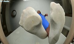 Macy Wilde glass POV sock crush! - MP4
