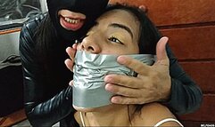 The Bound And Gagged Babysitter Won't Be Waking Up The Little Devils! (mp4)