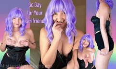 Go Gay for Your Girlfriend - She wants to watch another man fuck you - Make Me Bi Bisexual Encouragement with Mistress Mystique - MP4