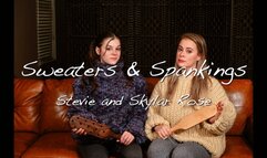 Sweaters and Spankings - Stevie and Skylar Rose Spanking Conversations HD 1080p M4v