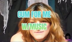 Cum For Me With Music Lola Minaj Trans Cum Eating Instructions