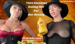 Vore Giantess- Eating A Tiny For Her Beauty POV female pronouns