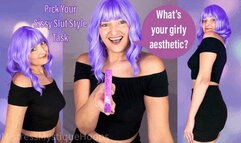 Pick Your Sissy Slut Style Task - What is your style as a woman? - Sissification and Feminization Training Task with Femdom Mistress Mystique - WMV