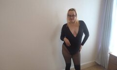 Dancing in Pantyhose and leotard