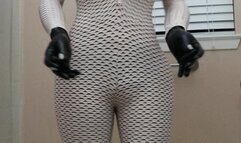 Silicone Doll Suits Up into 5 Layers of Zentai Bodysuits and 9 Layers of Masks Over Her Face