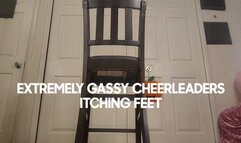 EXTREMELY GASSY CHEERLEADERS ITCHING FEET