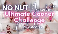 No Nut November Ultimate Gooner Challenge Calendar 2023