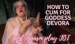 How to Cum to Please Goddess Devora: Post Orgasm Pain JOI with Financial Punishment ft OctoGoddess MiLF Domme 1080 Version