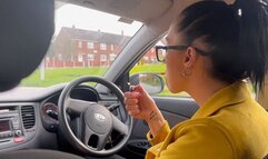 Smoking and coughing while driving - Custom video