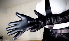 Leather Glove Spanking