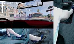 Land Yacht Series: Push It to the Limit in Blue Stiletto Pumps (mp4 1080p)