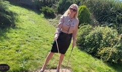 Outdoor Caning!  Let Your Screams be Carried on the Wind!