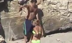 Amateur Just Married Couple Fucks Nudist Beach Spycam