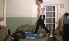Megan Nicole Molly Trample On The Couch