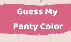 Guess My Panty Color