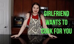 Girlfriend Wants to Cook for You - A gaining weight scene featuring: BHM, weight gain encouragement, fat encouragement, cooking, feederism - 1080 MP4