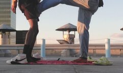 Classic Rooftop Ballbusting