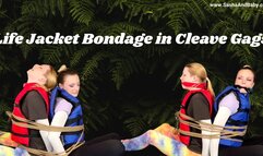 Life Jacket Bondage In Cleave Gags