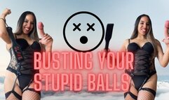 BUSTING YOUR STUPID BALLS Ballbusting