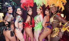 hot carnaval groupsex samba party