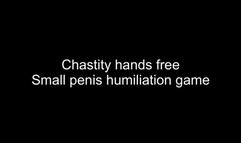 Small penis humiliation charity hands free orgasm game