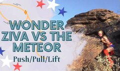 4K Ziva Fey - Wonder Ziva Struggles To Lift the Meteor