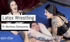 Latex Wrestling | Beatdown with Damazonia