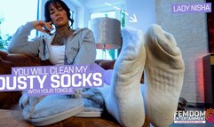 You want my socks? Only if you do what I tell you! ( Sock Fetish with Lady Nisha ) - 4K UHD MP4