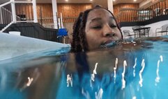 Teenie Swims in Pool with Giantess and Friends POV 1080