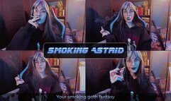 Your smoking goth fantasy | Astrid ASMR
