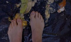 Giantess Feet Crushing Fruits and Free Range Eggs Part 2