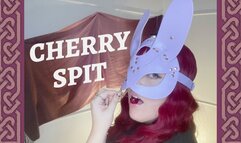 Aussie Mistress Humiliating and Spitting Cherry Pits At You