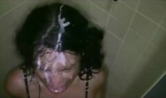 Crying Slut Gets Covered in Jizz