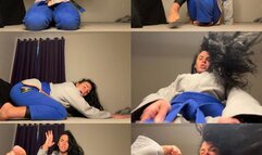 Slutty & Flirty Jiu Jitsu Gi Girl: Sensual Femdom, Jerk Off Instructions, Grappling, Mixed Wrestling Tease