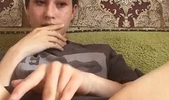 Diana masturbates with her fingers