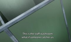 Cock sucking anime teen in a cell, teacher fucking girl in toilet