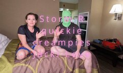 Masked Storm R's quickie creampie audition