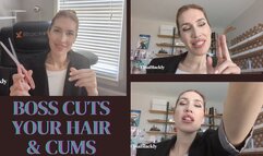 Boss Lina Cuts Your Hair - FemDom Humiliation