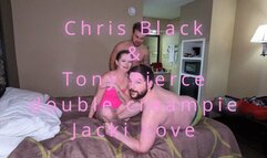 Chris Black and Tony Pierce DVP and Double Creampie Jacki Love