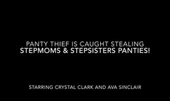 Panty thief is caught stealing stepmoms and stepsisters PANTIES!