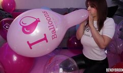 Masspop With Various Balloons - Featuring New Pink + Pink Balloon Ace Printed Belbal Part 1