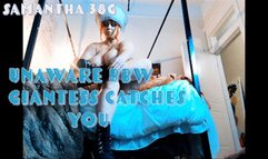 Unaware BBW Giantess Samantha 38g catches you spying on her & crushes you MP4