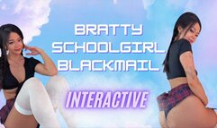Bratty Schoolgirl Blackmail - Interactive