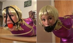 Lilly's Supertight Nightmare: Bound and Silenced Before Exercise Class! Part 2 (4K)
